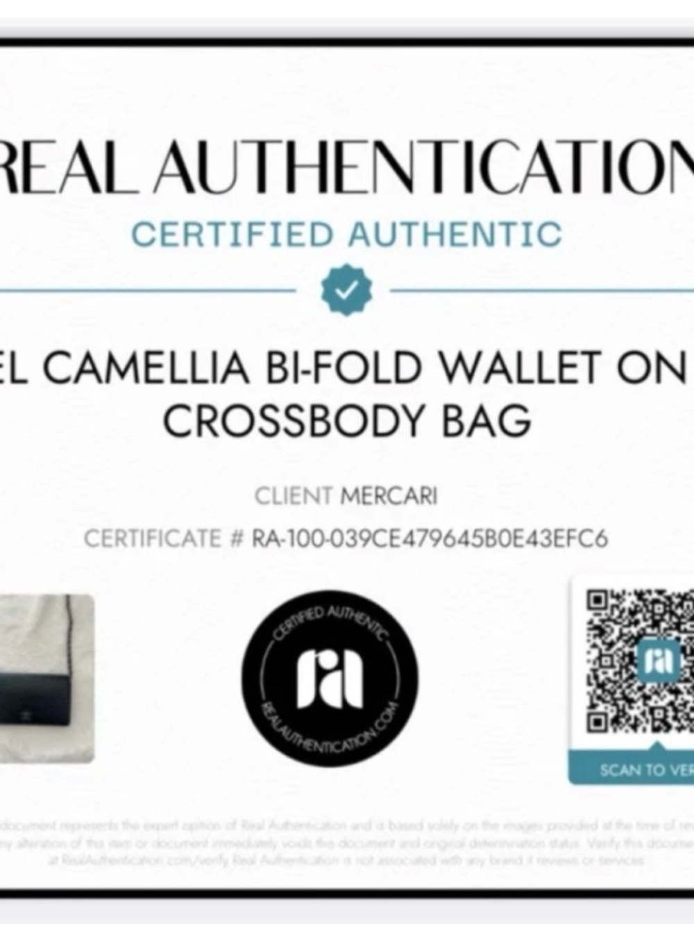 Authentic Chanel Black Camellia Quilted Leather Chain Wallet - Picture 11 of 12